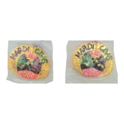 Marti Gras Beads With Medallion Vintage 2000 and 2006 2 Set Bundle