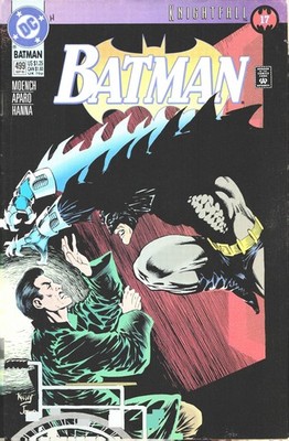 Batman #499 DC Comics 1993 Knightfall Part 17 EXCELLENT CONDITION FREE SHIPPING
