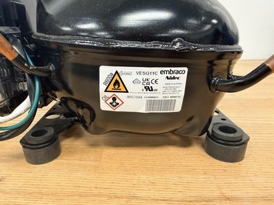 Embraco VESG11C Compressor, 2.1A, Input 220-240V, Output 230V