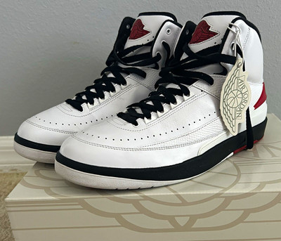 Jordan Air Jordan 2 Retro Chicago White/Varsity Red/Black DX2454-106