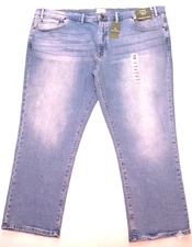 Mutual Weave Athletic Fit Tapered Leg Blue Jeans,  Big Men's 54X29, NEW