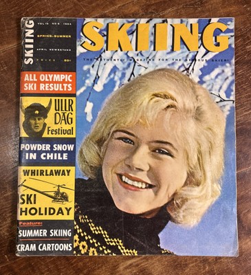 1964 SKIING MAGAZINE Olympics, Chile, Summer Ski, Ullr Dag Fest Vintage Ads