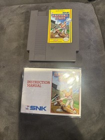 Snk Baseball Stars Nintendo Nes Game Cartridge And Manual Tested !