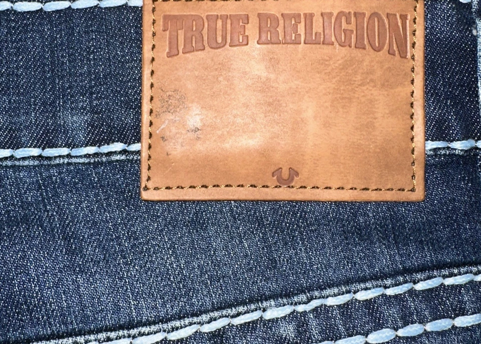 Pantalones de mezclilla azul estilo Chief Keef True Religion para hombre Ricky Super T talla 34x33 Foto 4 de 4