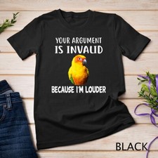 Funny I'm Louder Sun Conure Parrot Bird Apparel Unisex T-shirt
