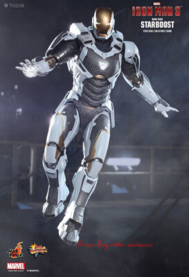 Perfect Hot Toys 1/6 Mms214 Iron Man 3 Mk39 Starboots Gemini Armor