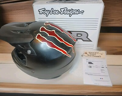 #ad Motorcycle Helmet Actor Worn amp; Signed Grimm TV Series Troy Lee Designs Mens L $49.99
