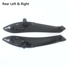 Rear L/R Carbon Black For BMW F30 F35 Inner Interior Door Pull Handle Panel
