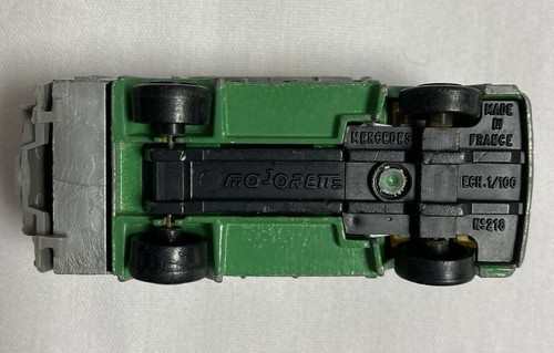 Majorette 1980 Mercedes Hippo Garbage Disposal Truck #218 Diecast Vintage - Picture 7 of 7