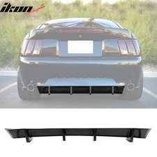 Fits 99-04 Ford Mustang MDA Style Rear Bumper Lip Diffuser Valance Splitter PU