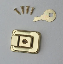 Set of 2, Mini Lockable Door Latch for Small Wall Cabinet Display Case, LR01-Q2