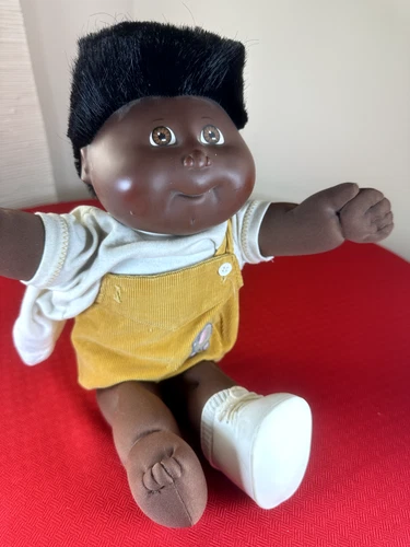 VTG Original MFG Collectible Cabbage Patch Kid Dark Complexion Dimple Chin