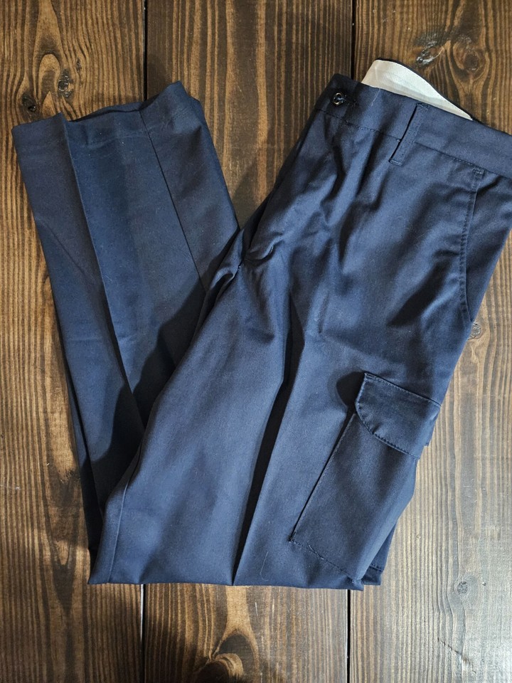 Unifirst Softwill Cargo PantsMens 36x32Navy Blue Work Pants eBay