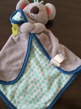 B Baby Koko Koala Lovey Lovie Security Blanket Fluffy Hugger Crinkle Battat