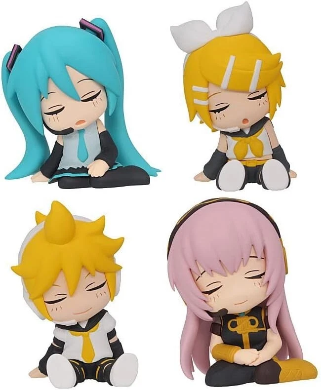 Hatsune Miku Rin Len Luka Megurine Figure Capsule Toy Kata Zun Fig Shoulder  | eBay