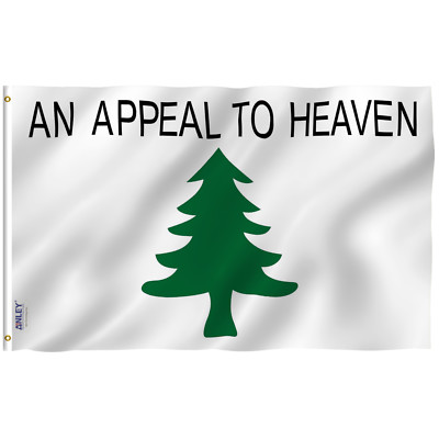 Anley Fly Breeze 3x5 Foot an Appeal to Heaven Flag Pine Tree Flags Polyester