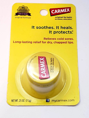 Carmex Classic Lip Balm Medicated Jar, 0.25 oz