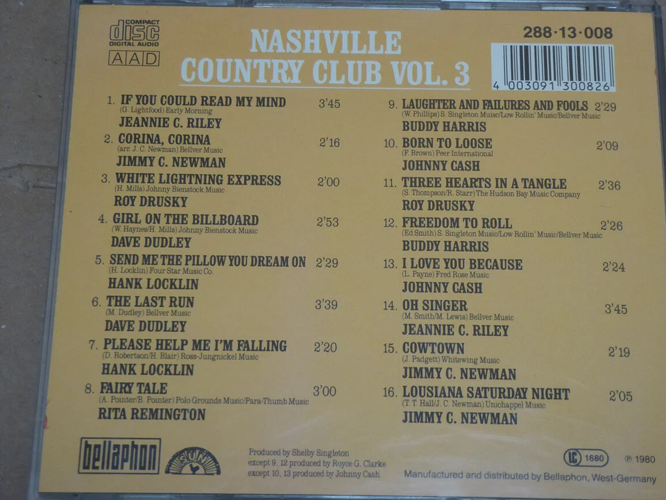 VARIOUS < Nashville Country Club Vol. 3 > VG++ (CD) - Bild 4 von 4