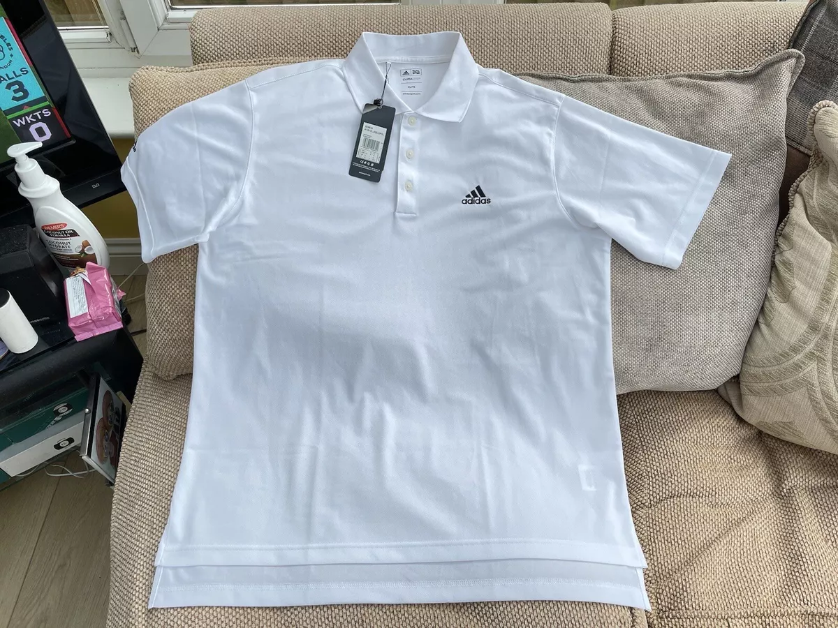 Adidas polyester sales golf shirts