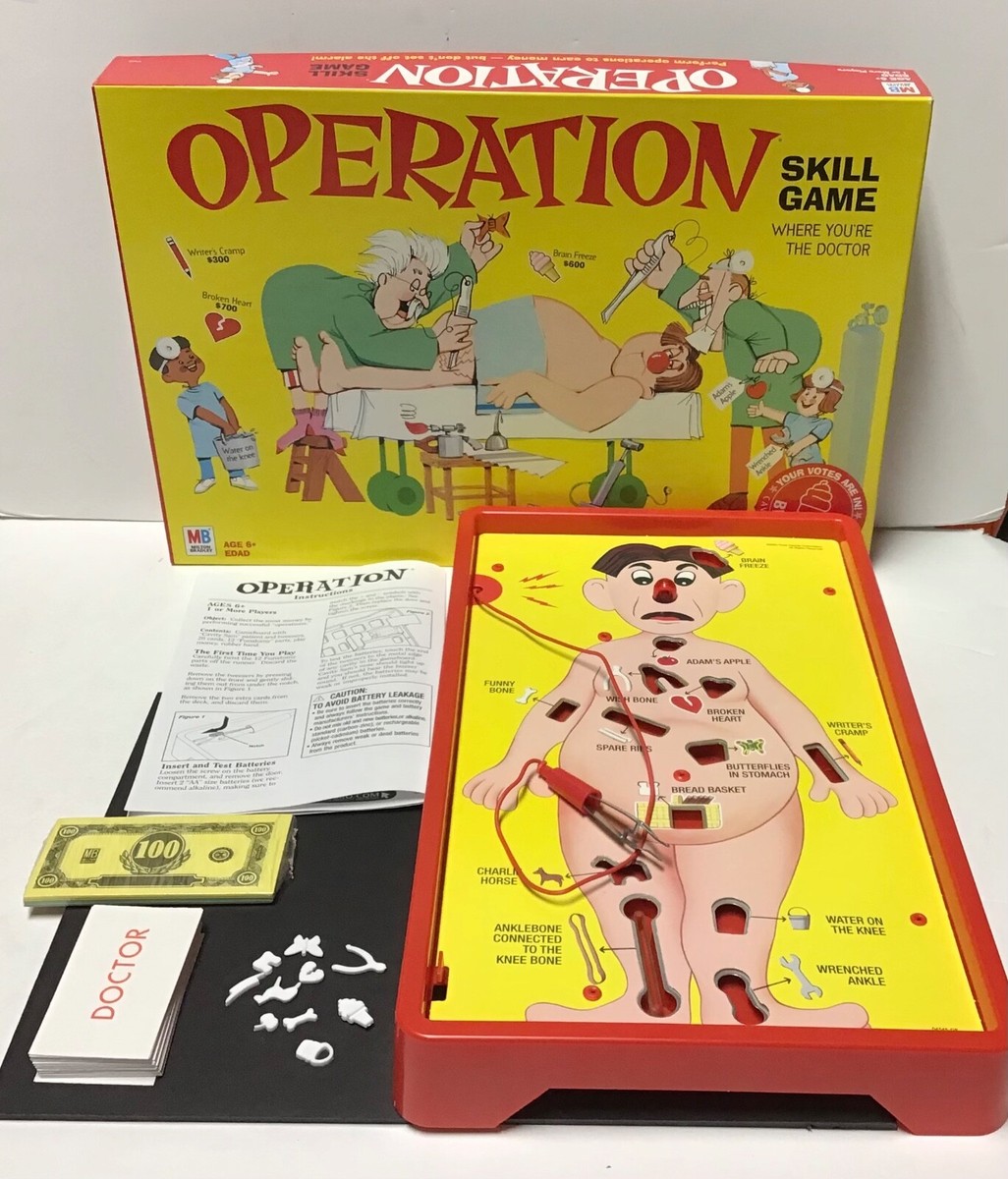 Milton Bradley Operation Skill Game 2003 Brain Freeze Edition | eBay