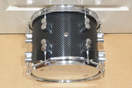 PDP by DW 10" CONCEPT MAPLE RACK TOM in CARBON FIBER for YOUR SET! LOT K339 - Picture 7 of 11