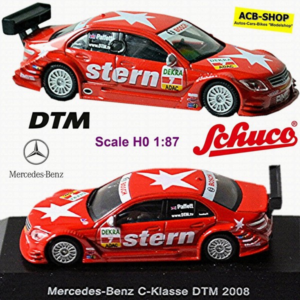 Mercedes Benz C-Klasse Dtm 2008 Amg-Mercedes #7 Gary Paffett 1:87 Schuco 25568-image