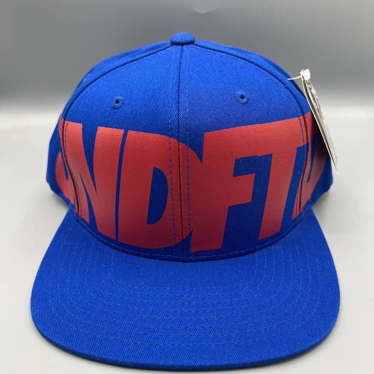 Undefeated Hat Men Blue Big Logo Snap Back Cap New | eBay