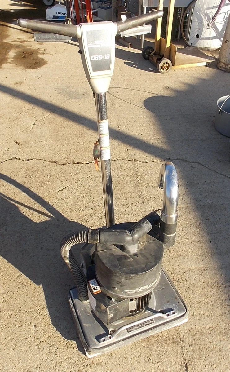 orbital floor sander Clarke OBS 18 120 volt electric DOES NOT HAVE A DUST BAG