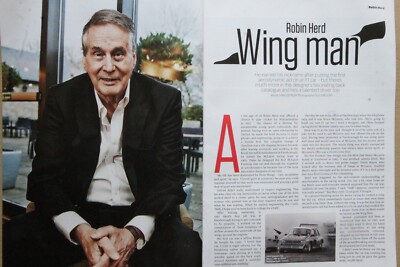 CC 2017 extracted  article: ROBIN HERD, designed the first McLaren Formula 1 car