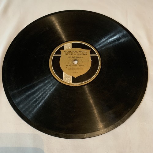 National Music Lovers New York 78 record Home Sweet Home Elizabeth Spencer - Picture 2 of 3