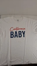 "California Baby" t-shirt white large