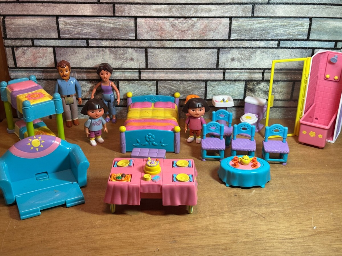 Dora the Explorer Van, Action Figures, & Dollhouse Furniture, 2003