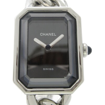 Chanel Premiere Ladies Quartz Watch #L V.M.63364 Silver Stainless Steel 57987 CHANEL Women Luxury Wristwatches for sale | Shop with  main image 4