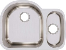 Elkay ELUH272010R Lustertone 70/30 Double Bowl Undermount Stainless Steel Sink