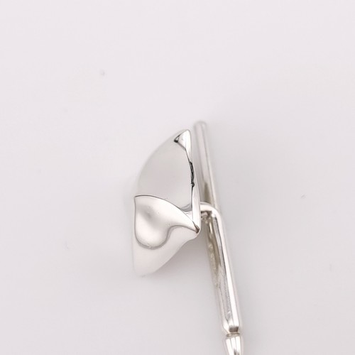Rare Tiffany & Co. Sterling Silver Angela Cummings Pyramid Single (1) Shirt Stud - Picture 7 of 10