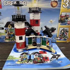 Lego Creator:  Lighthouse Point 31051 Retired Missing 1 Piece Box & Instructions