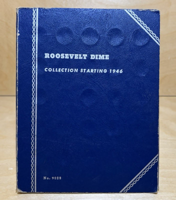Whitman Roosevelt Dime Collection Album Collection Starting 1946 (Free Shipping)