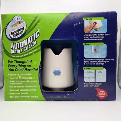 Scrubbing Bubbles Automatic Shower Cleaning Kit With 2 Cleaning Solutions NEW
