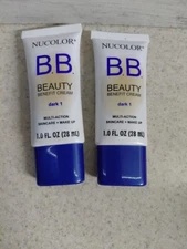 2 PACKS Of  Candy Moyo BB Beauty Benefit Cream, 1 oz.  Shades Dark 1