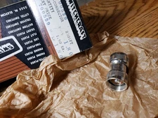 NOS SWITCHCRAFT 2501FT MIC CONNECTOR JACK Double Female microphone NIB 1970 VTG