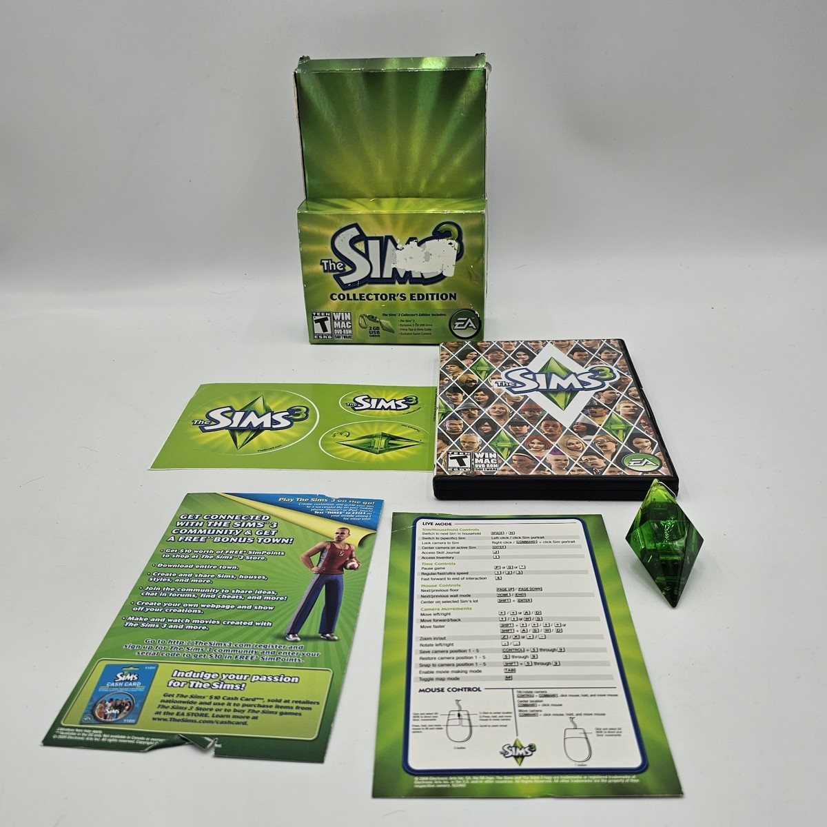 Sims 3: Collector's Edition (Windows/Mac, 2009) with usb