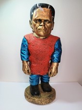 VTG Frankenstein Chalkware Statue 23.5 Inch Plaster Monster