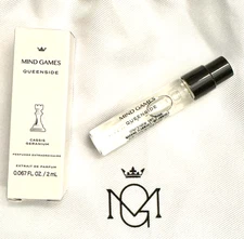 Mind Games QUEENSIDE Extrait de Parfum 2ml Spray Sample NIB *NEW RELEASE!