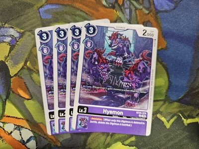 Digimon TCG BT25-079 Dual Revolution Hyemon x4 Playset