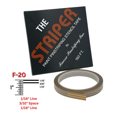 Finesse ''The Striper'' Painted Pinstriping Stencil Tape F-20