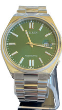 Citizen Tsuyosa Automatic Stainless Steel Green Dial Watch - NJ0200-50X