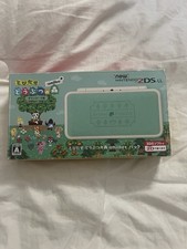 New Nintendo 2DS XL LL Animal Crossing Doubutsu No Mori Console w/Pen from Japan