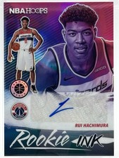 2019-20 Panini NBA Hoops Premium Stock - Rookie Ink Rui Hachimura #RI-RUI...