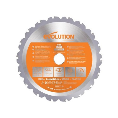 Evolution Power Tools R165TCT-18CS (Rage) Multi-Material-TCT-Klinge zum