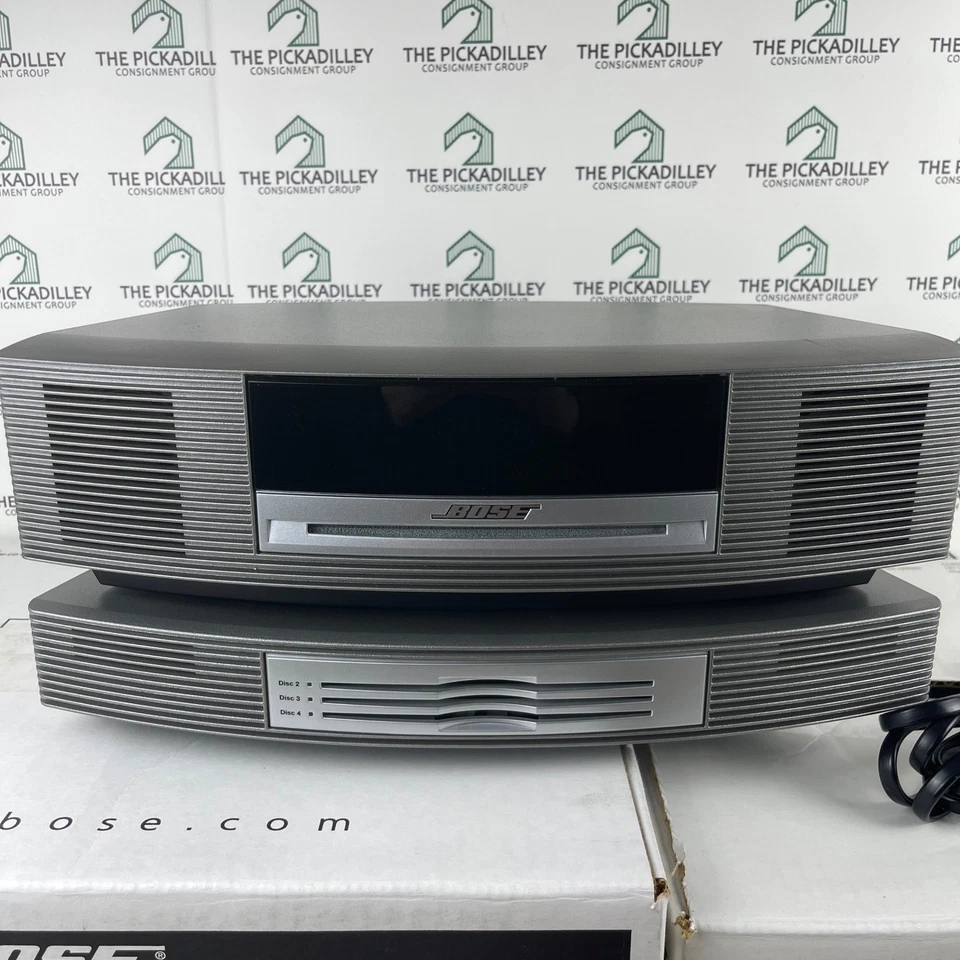 Bose Wave Music System with Multi-CD Changer + Remote + Original Boxes - TESTED! - Image 2 of 4